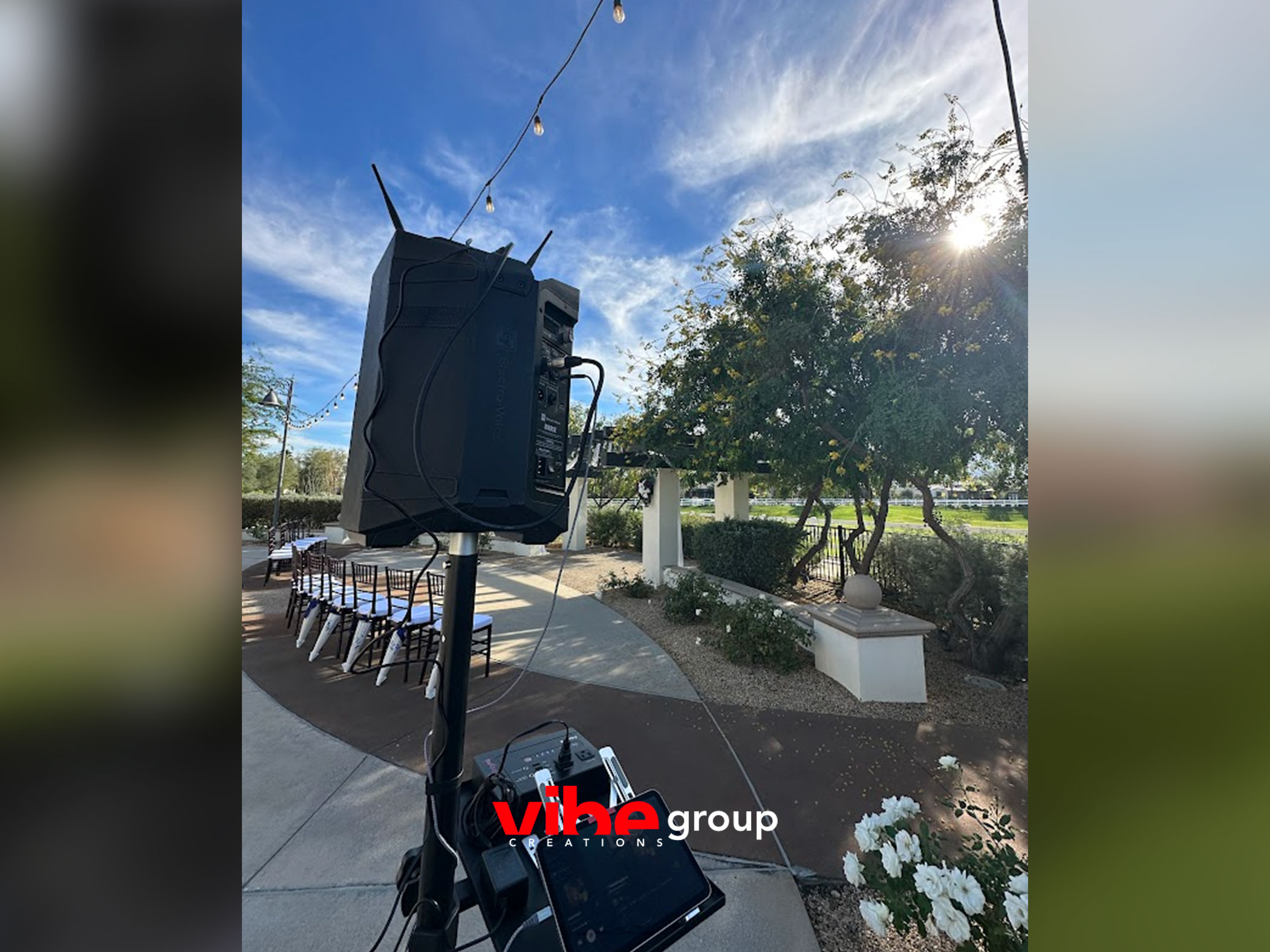 Ceremony system in Palm Springs